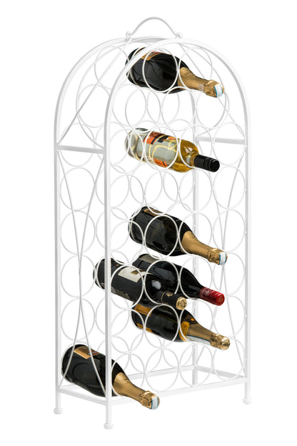 The Chic Cafe Wine Rack, Grey or Cream, 20 or 29 Bottle Capacity