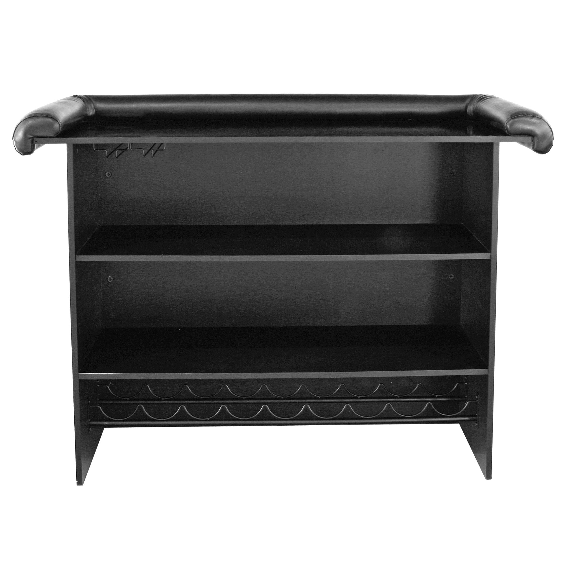 X Bar Colorado, Freestanding Unit, Slick Black Finish - The Happy Den