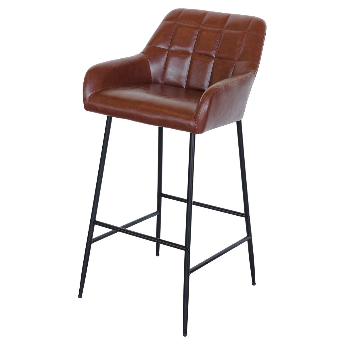 The 2 Freddys Bar Stools, Available in Brown, Grey & Tapue - The Happy Den