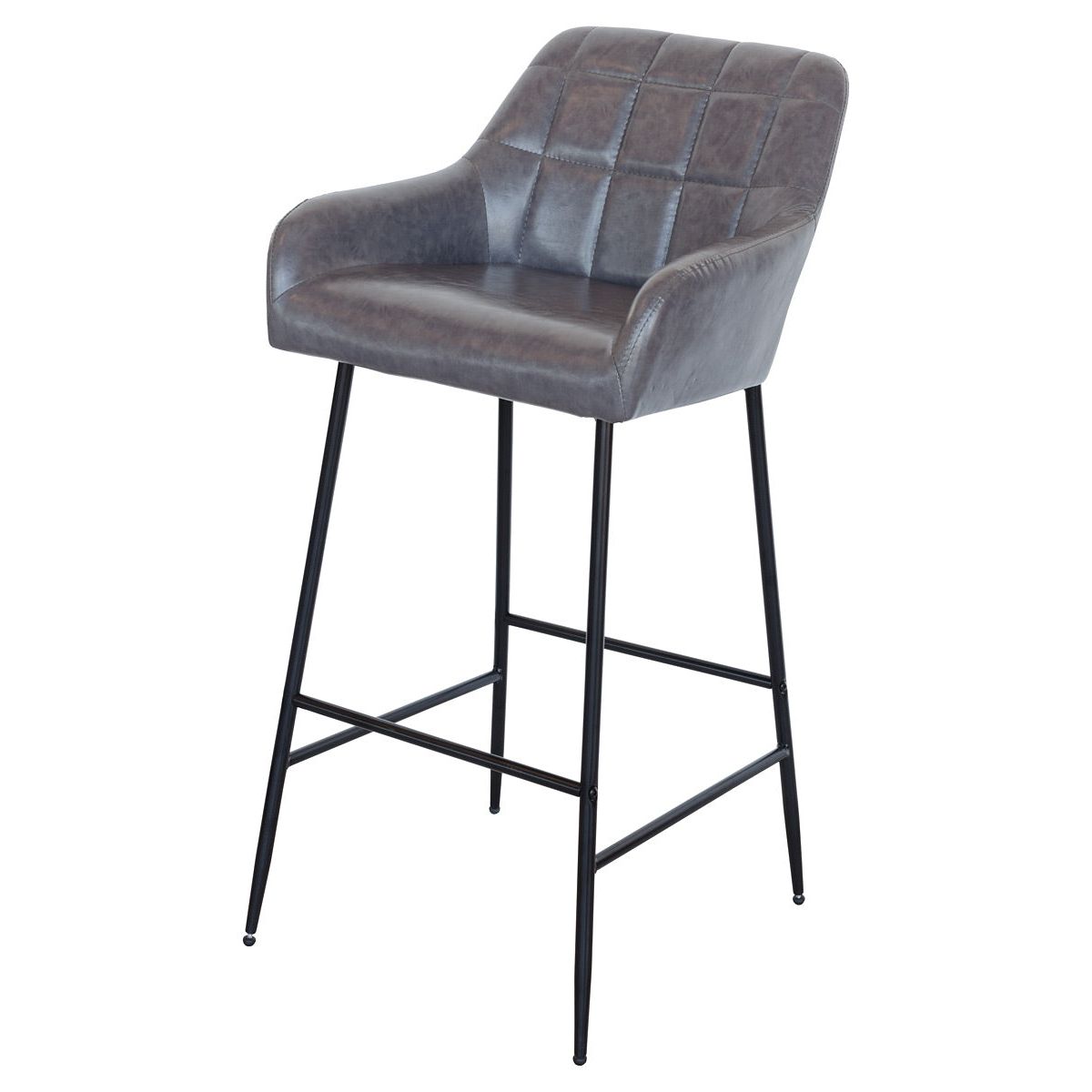 The 2 Freddys Bar Stools, Available in Brown, Grey & Tapue - The Happy Den