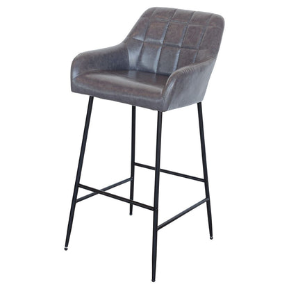 The 2 Freddys Bar Stools, Available in Brown, Grey & Tapue - The Happy Den