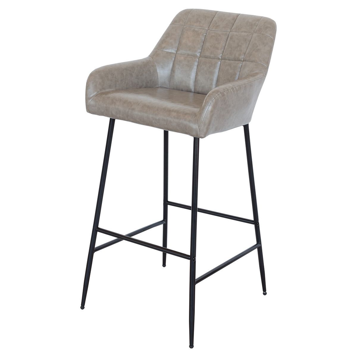 The 2 Freddys Bar Stools, Available in Brown, Grey & Tapue - The Happy Den