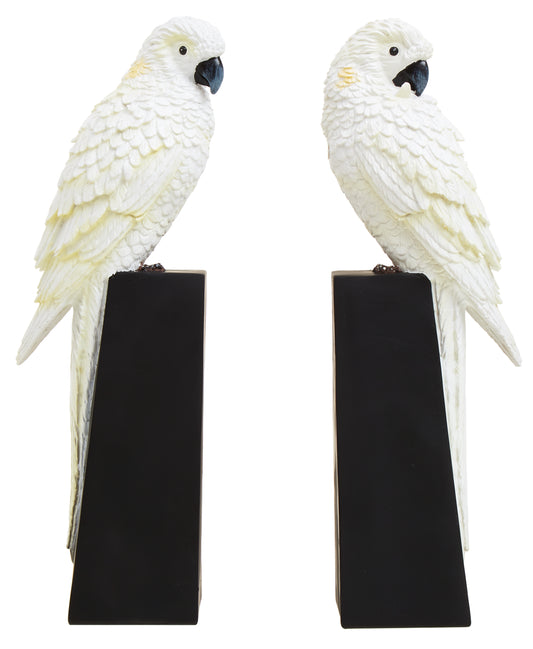 The Pretty Polly Bookends, 41cm, White, Black & Yellow