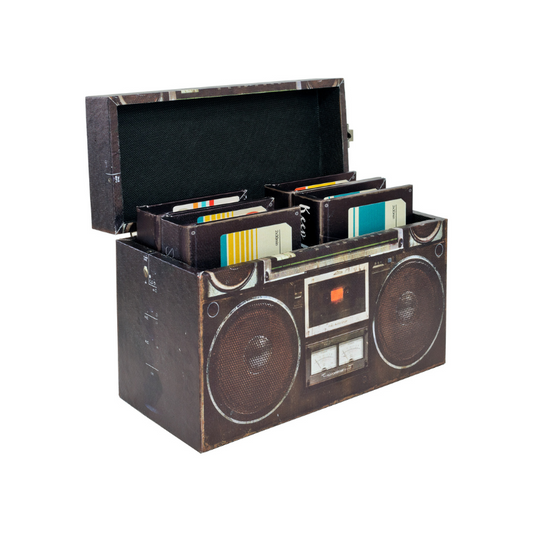 Retro Ghetto Blaster, 3 Display Storage Box Set - The Happy Den