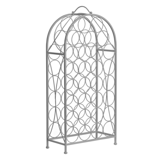 The Chic Cafe Wine Rack, Grey or Cream, 20 or 29 Bottle Capacity