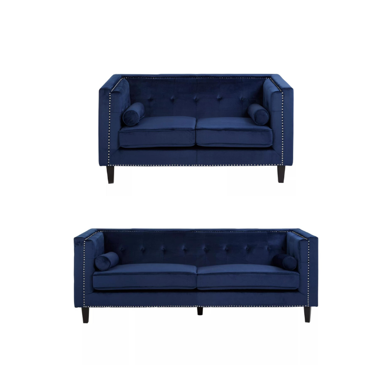 The Midnight Sky Velvet Sofa, Available in 2 or 3 Seater