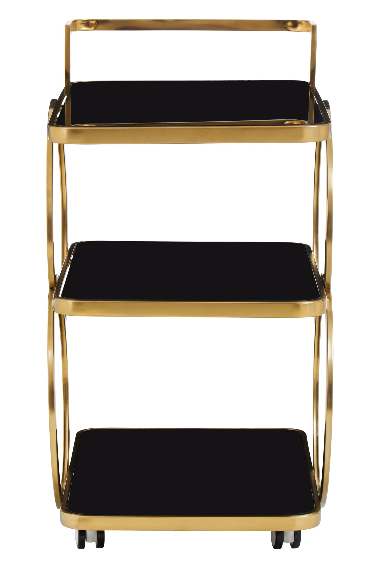 The Sanchez Drink Trolley, Gold & Black, Chic, Stylish & Cool