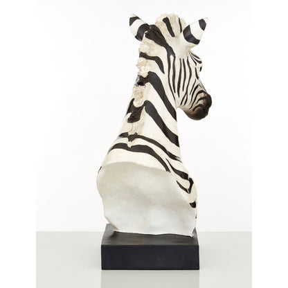 The Zen Zebra Ornament, Adding a Touch of Safari to your Man Cave, 54cm Tall - The Happy Den