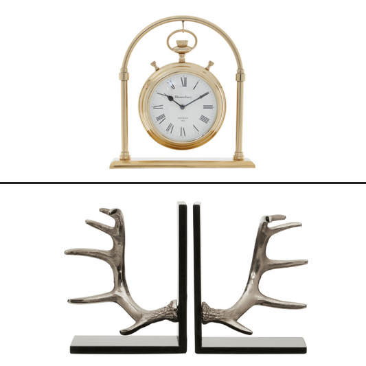 Clock and Bookends Bundle, saving £20 and get free shipping