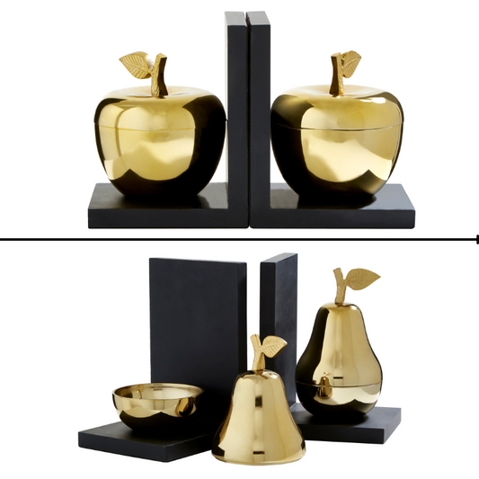 Golden Fruit Bookends Bundle, get £10 off and free postage
