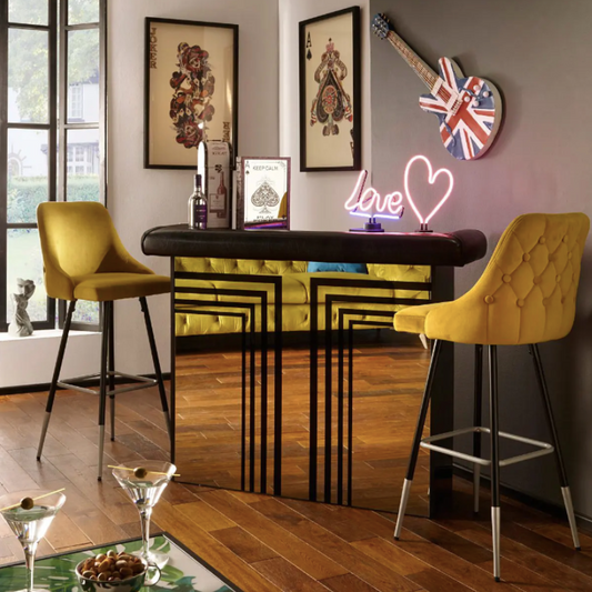Miami Mirror Bar, Cool, Sophisticated and Impressive Freestanding Home Bar