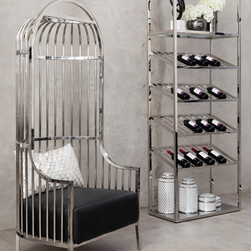 The Birdcage Chair, Silver or Gold