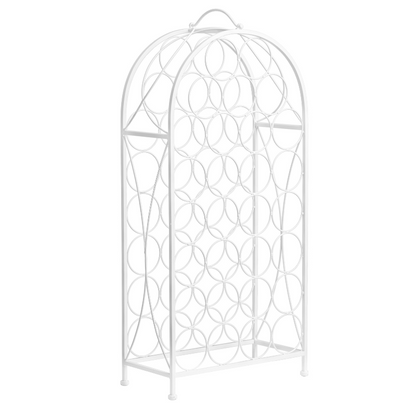 The Chic Cafe Wine Rack, Grey or Cream, 20 or 29 Bottle Capacity