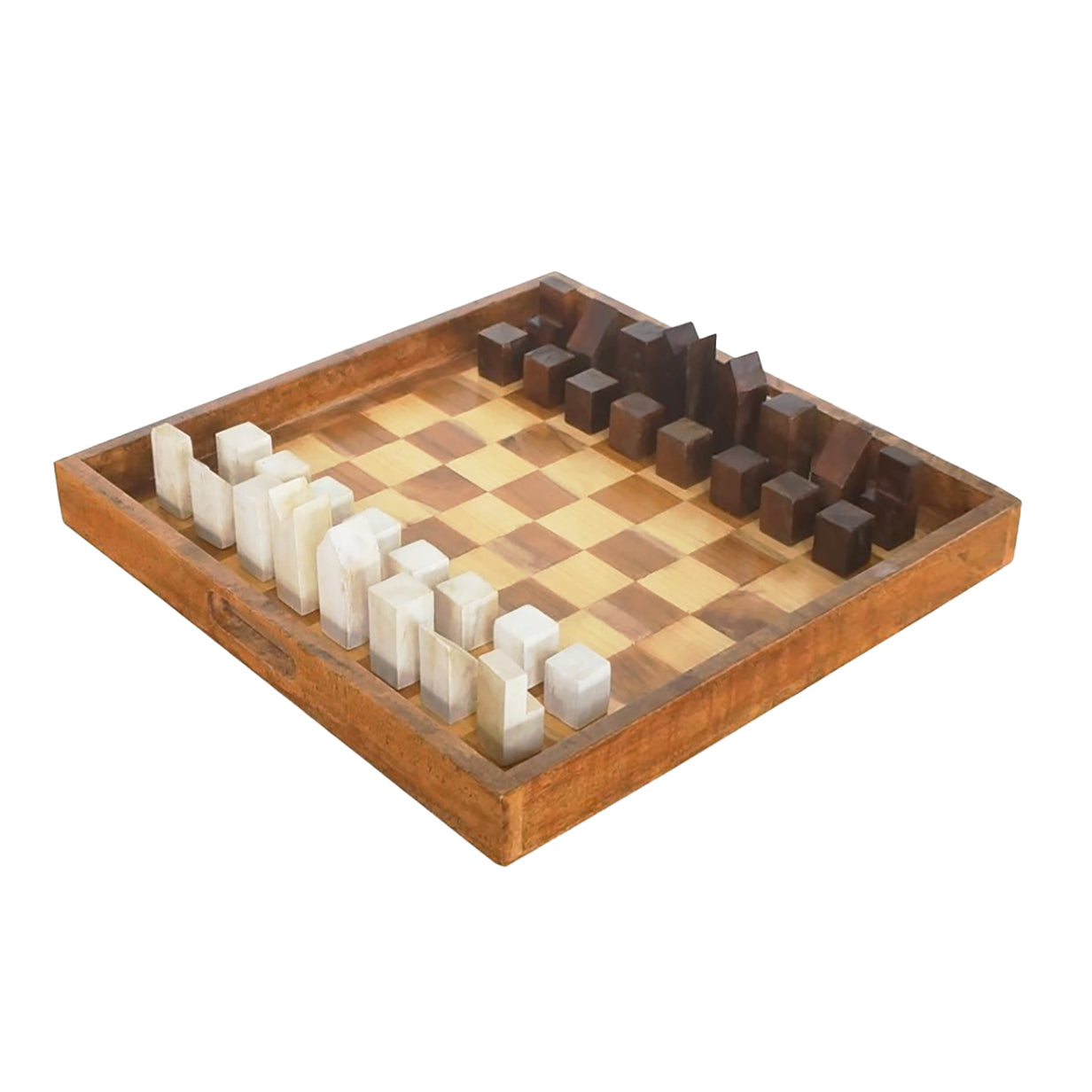 Chess Table & Tray Set, The Great Minds Games Set - The Happy Den
