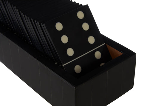 Zazie Domino Set, Handcrafted, Available in Black or White
